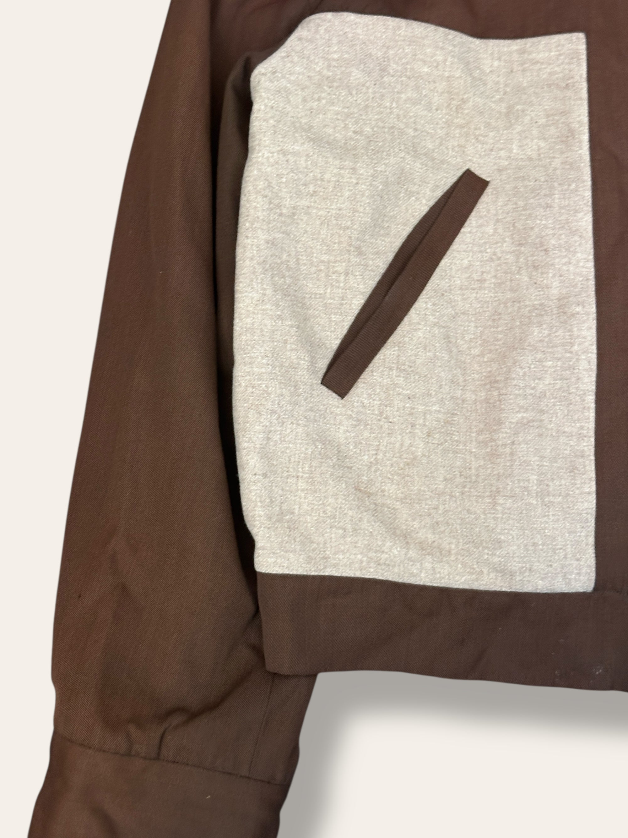 Vintage 1950’s Rayon Gabardine Two Tone Jacket 42