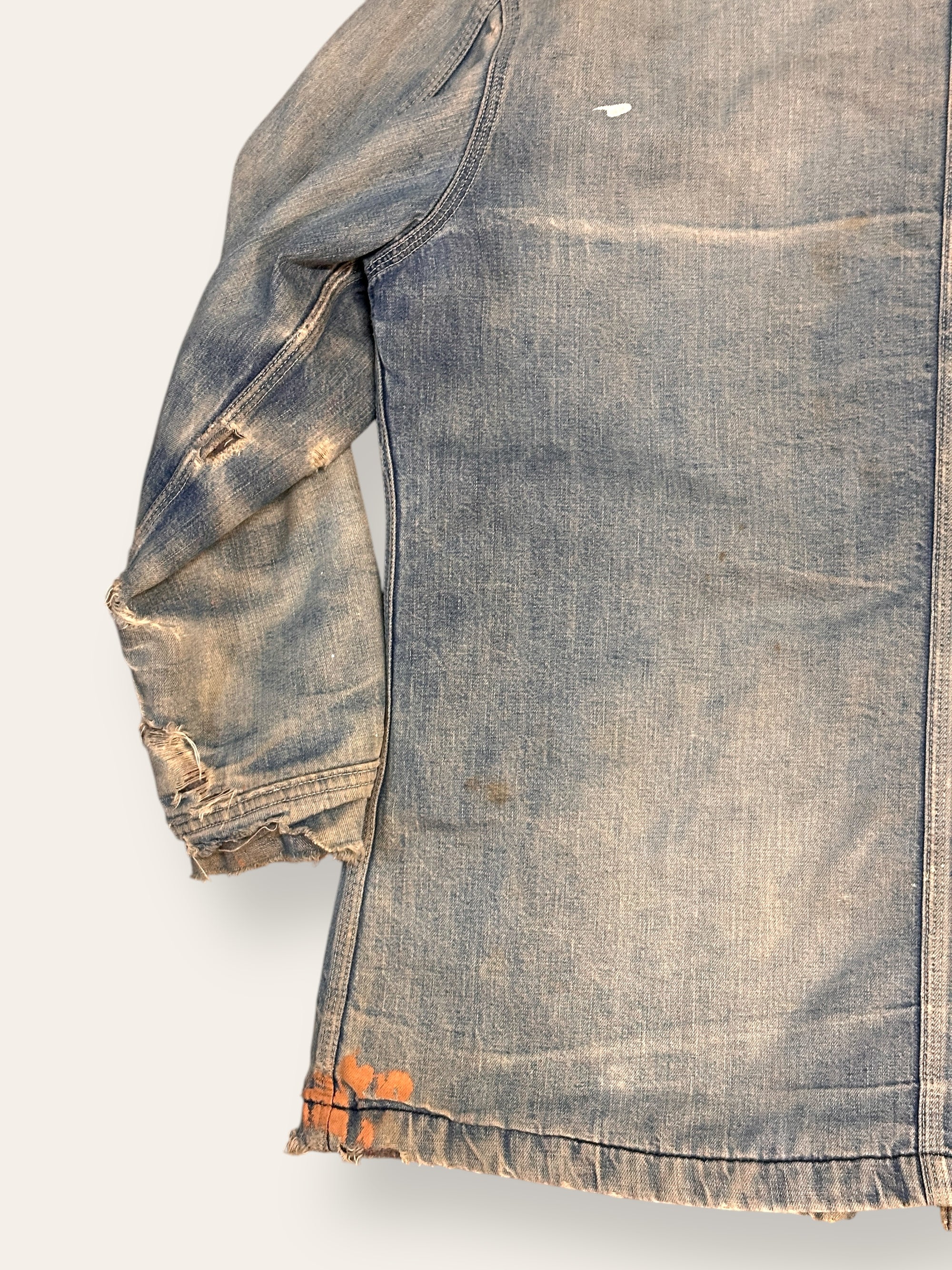 Vintage 1960’s LEE Thrashed Denim Chore Jacket