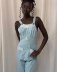 Vintage 1930’s Embellished Twill Jumpsuit