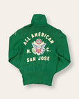 Vintage 1950’s All American Motorcycle Club San Jose Wool Zip Sweater