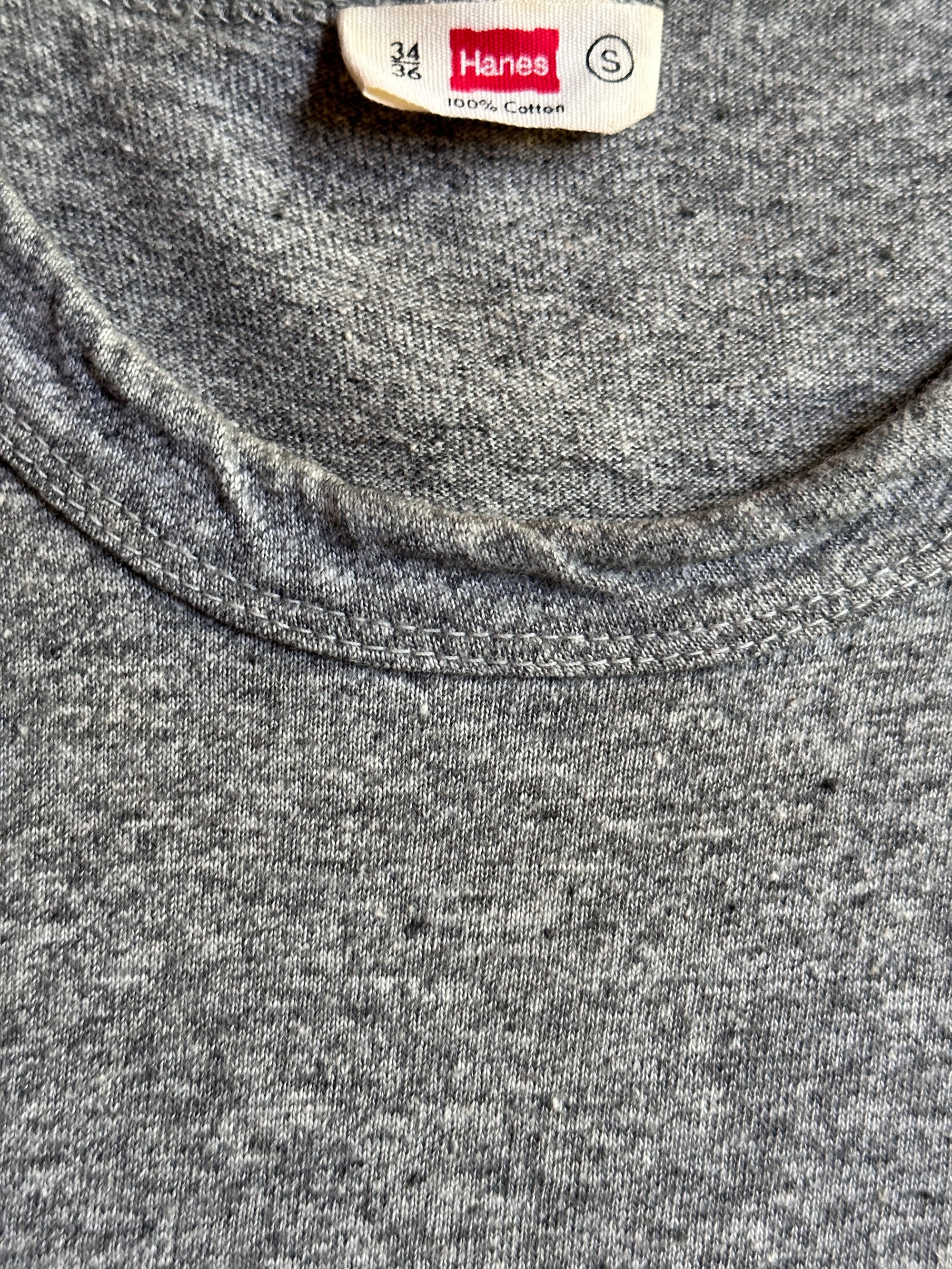 Vintage 1960’s Hanes Grey Heather T-Shirt