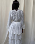 Vintage Early 1900’s Edwardian Tiered Lawn Dress