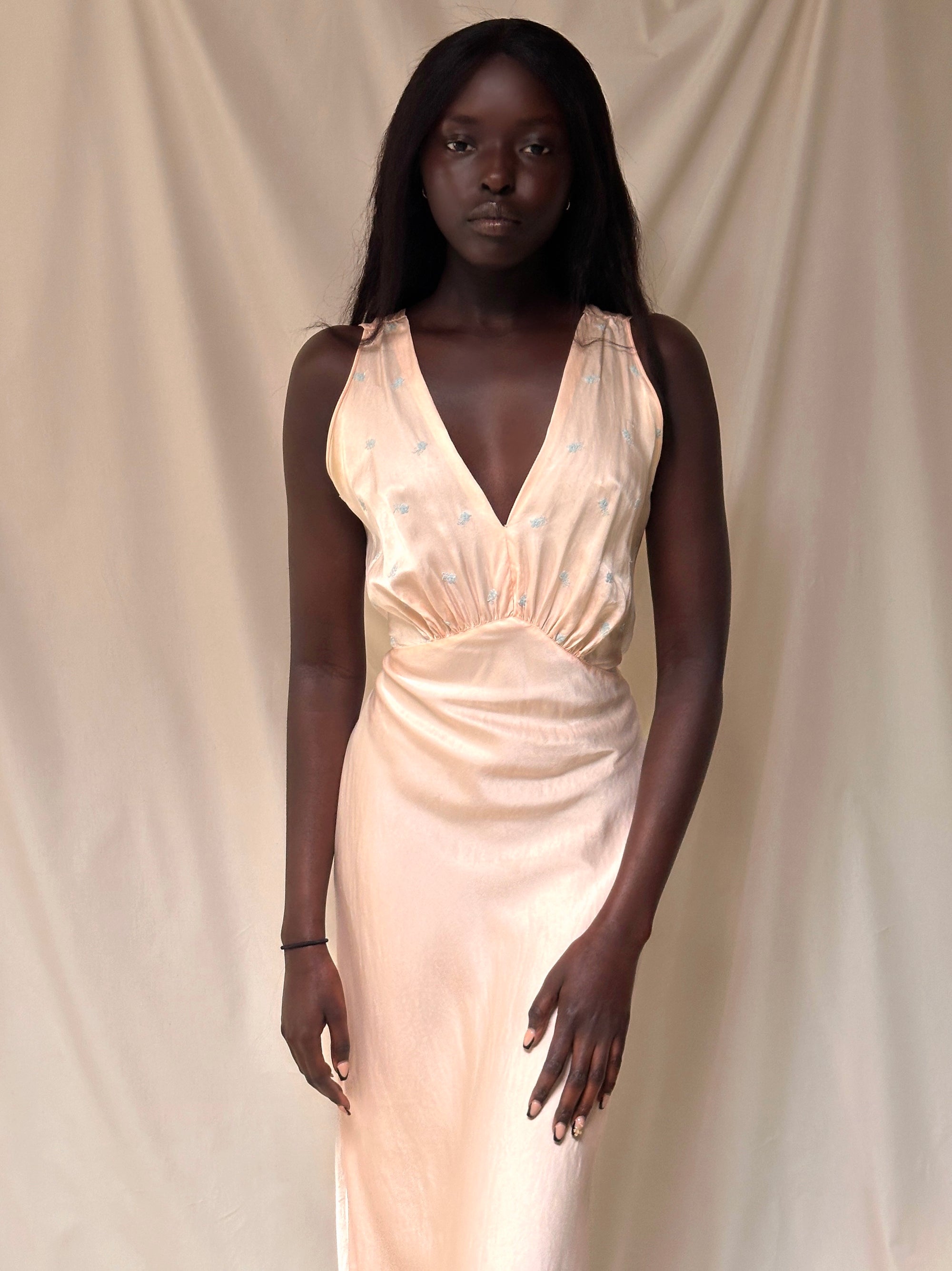 Vintage 1930’s Barbizon Silk Rayon Slip Dress
