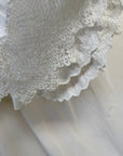Vintage 1900’s Edwardian White Cotton Crochet Dress | Antique Embroidered Tea Dress