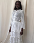 Vintage Early 1900’s Edwardian Tiered Lawn Dress