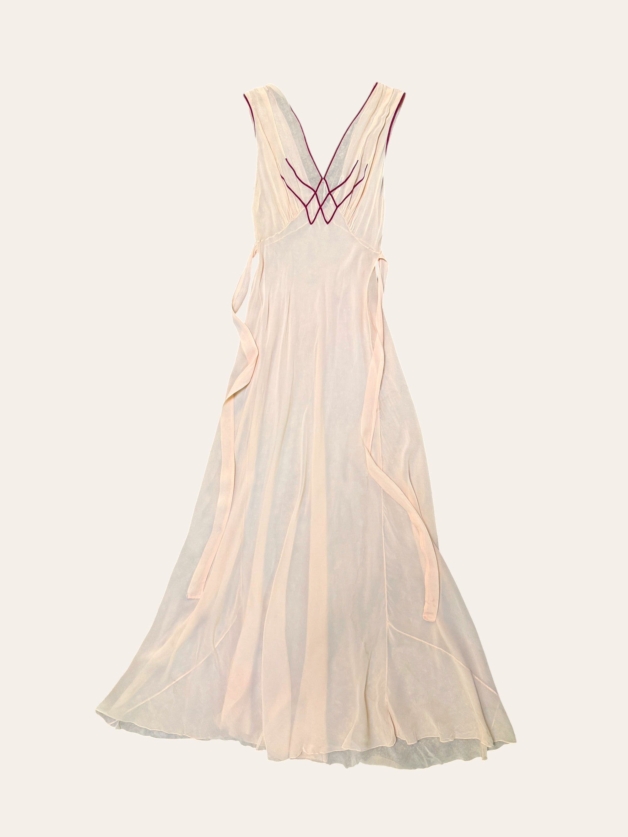 Vintage 1940’s Two Tone I. Magnin Slip Dress