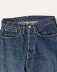 Vintage 1960s Levi’s 501s Big E Hippie Patchwork Denim Jeans | Bell Bottom Folk Art Custom Denim Pants W:26