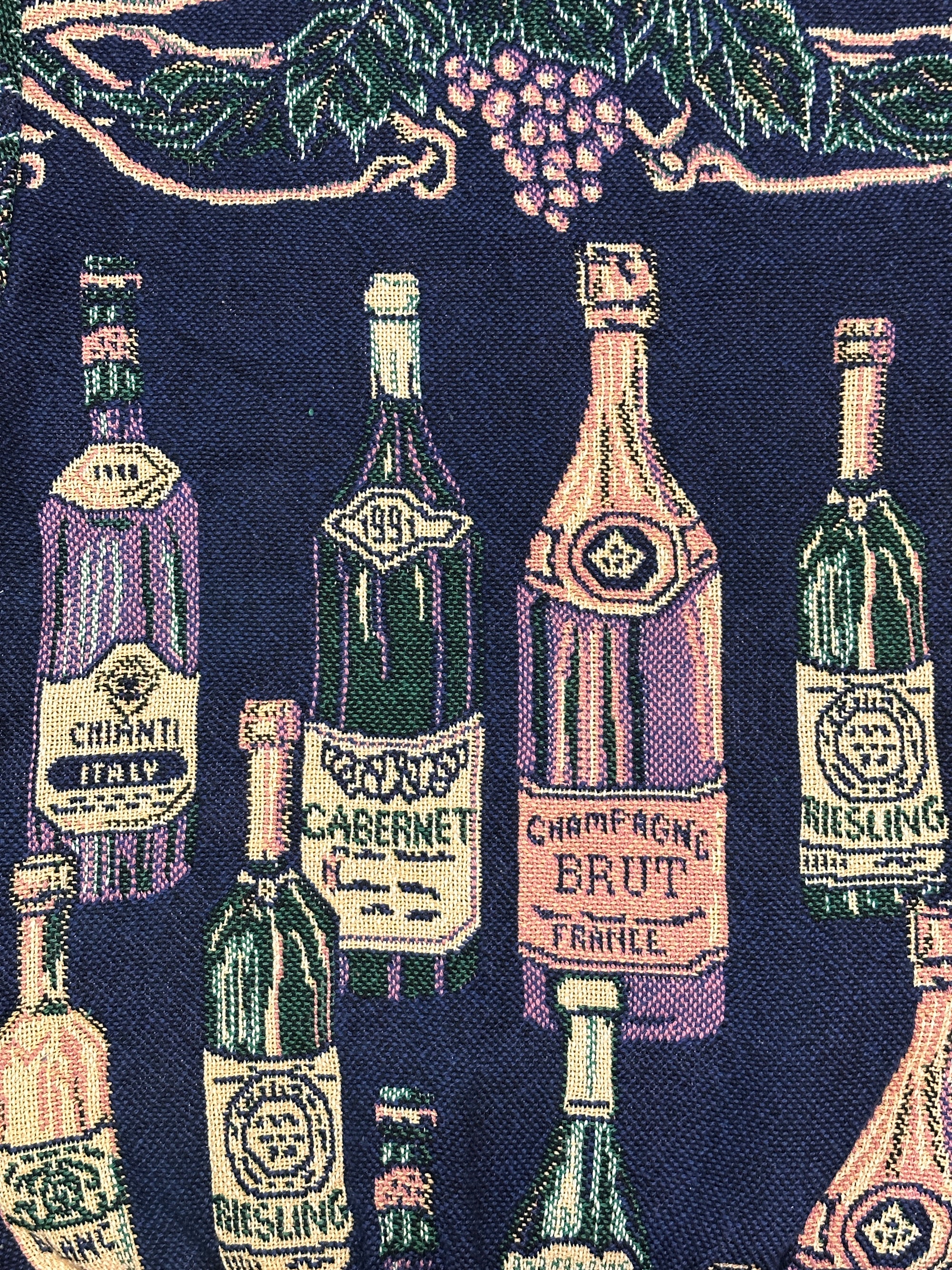 Vintage Deadstock 1990’s Sugar Street Weavers Wine Bottle Pullover