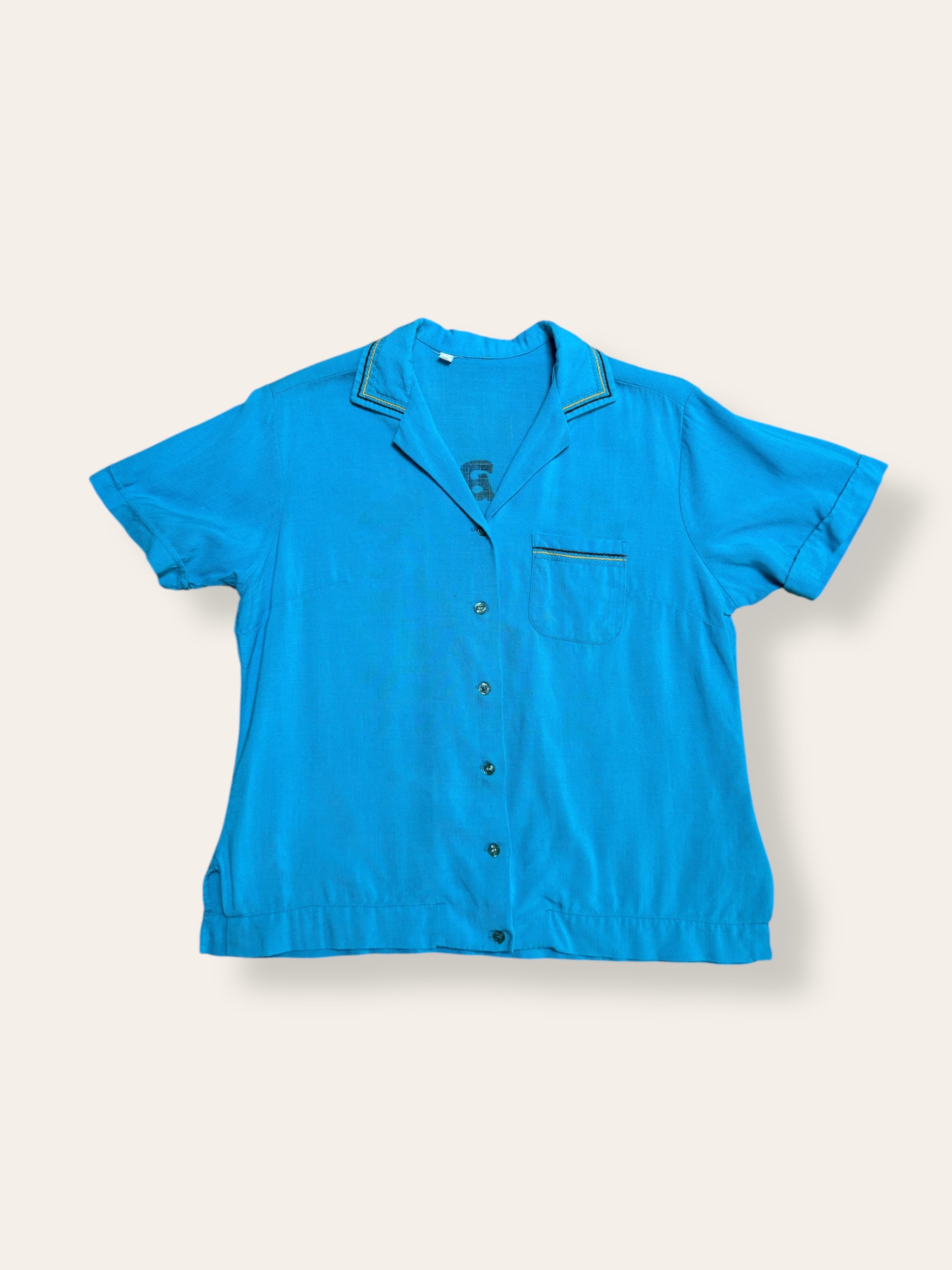 Vintage 1950’s Aero Bowl Rayon Bowling Shirt