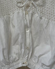 Vintage 1900s Edwardian Crochet Tank Top | Antique Blouse Romantic Cottagecore