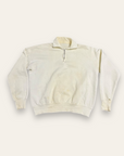 Vintage 1950’s Creme Quarter Zip Pullover Sweatshirt