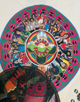 Vintage 1970s Kelley Mouse Studio Test Print T-Shirt | Home Grown Weed | City Lights Bookstore Graphic | Rare 1970s Psychedelic Art T-Shirt