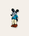 Vintage 1970’s Mickey Mouse Zuni Toons Sterling Silver Inlay Ring Size 5.5