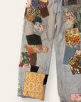 Vintage 1960’s Original Hippie Patched Lee Denim Jeans W:27