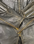 Vintage 1950’s Padded Cafe Racer Leather Jacket