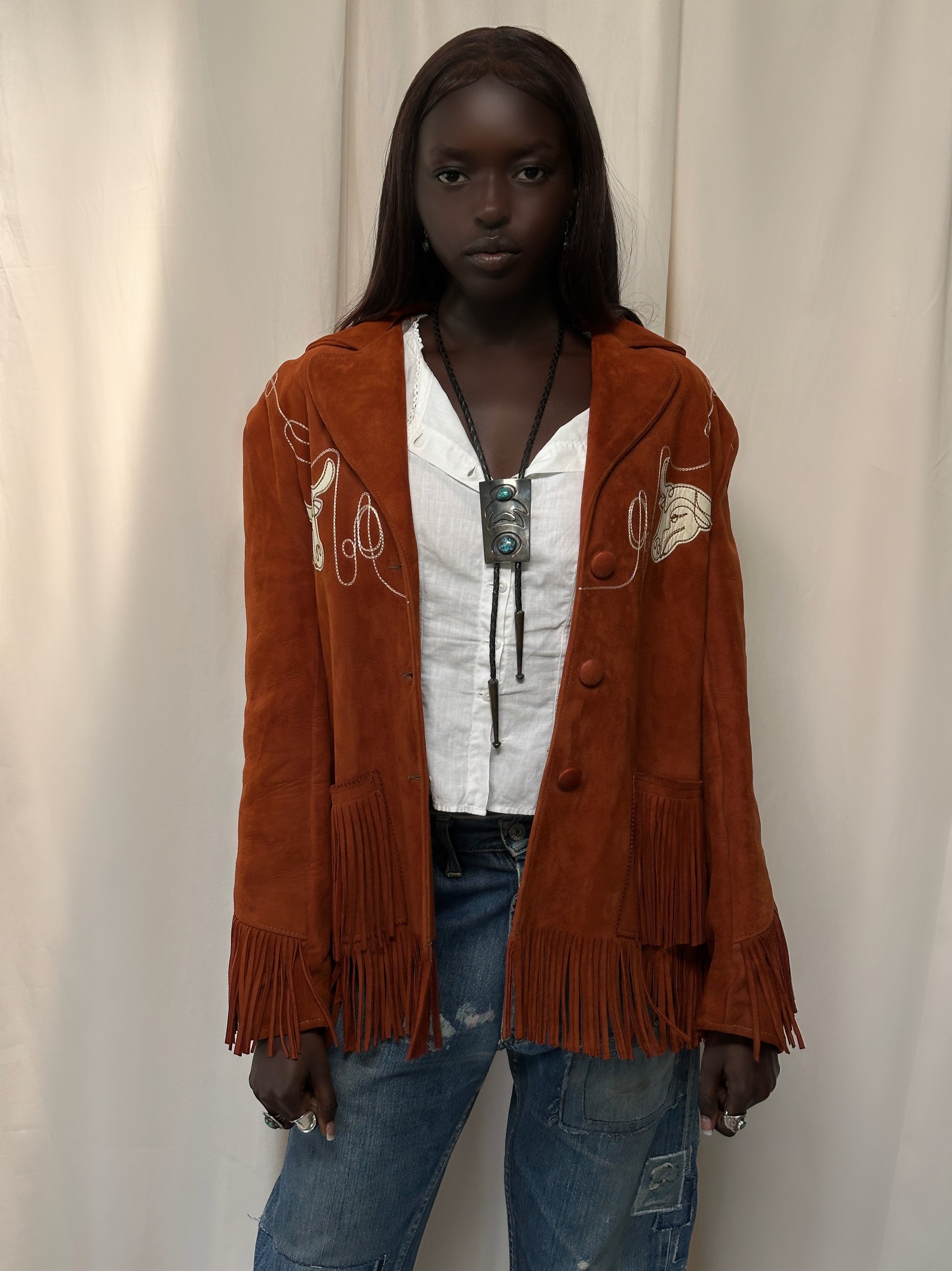 Vintage 1960’s Old Pawn Navajo Bolo Tie