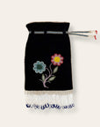 Vintage Late 1800’s Ojibwa Beaded Velvet Bag