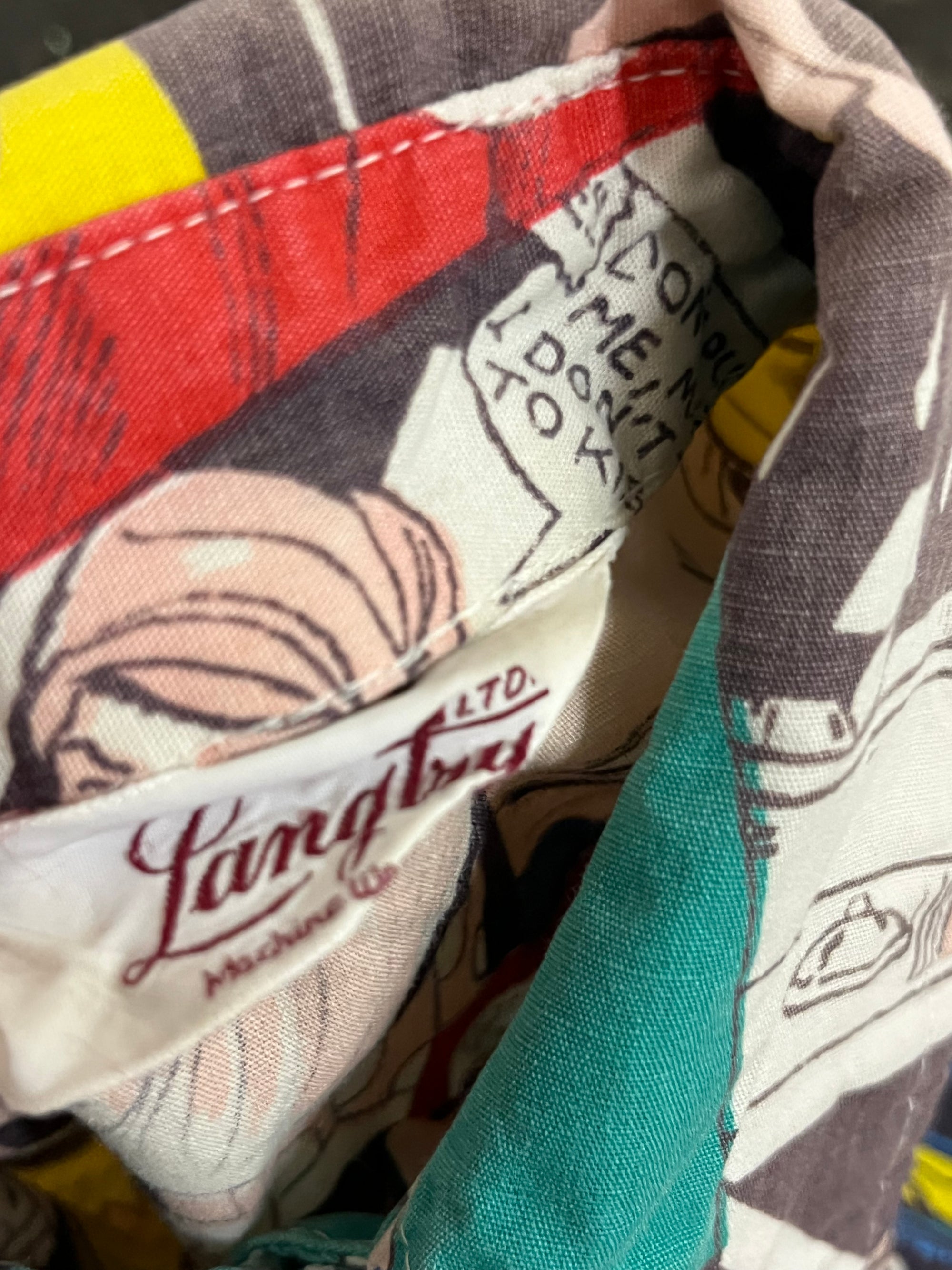 Vintage 1960’s Nicky Zann Comic Shirt
