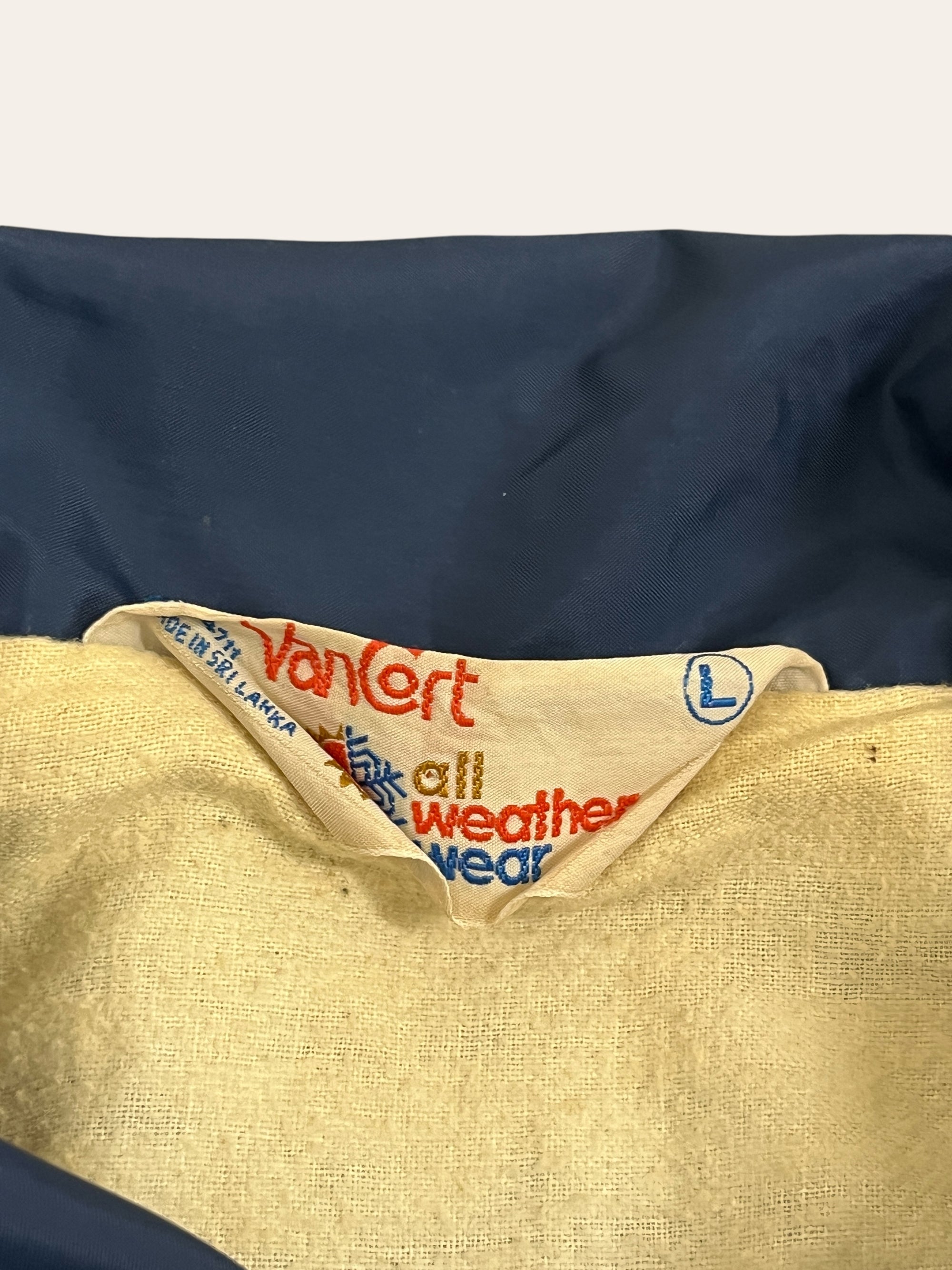 Vintage 1970’s Travel Patched Nylon Jacket