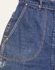 Vintage 1940’s Strong and Reliable Side Zip Ranch Denim W:25
