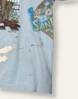 Vintage 1976 Kelley Mouse Studio Test Print T-Shirt | STUD San Francisco Bar | Grateful Dead Graphic Jester and Rose Tee | Rare 1970s Psychedelic Art T-Shirt