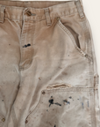 Vintage Carhartt Thrashed Canvas Pants W:28