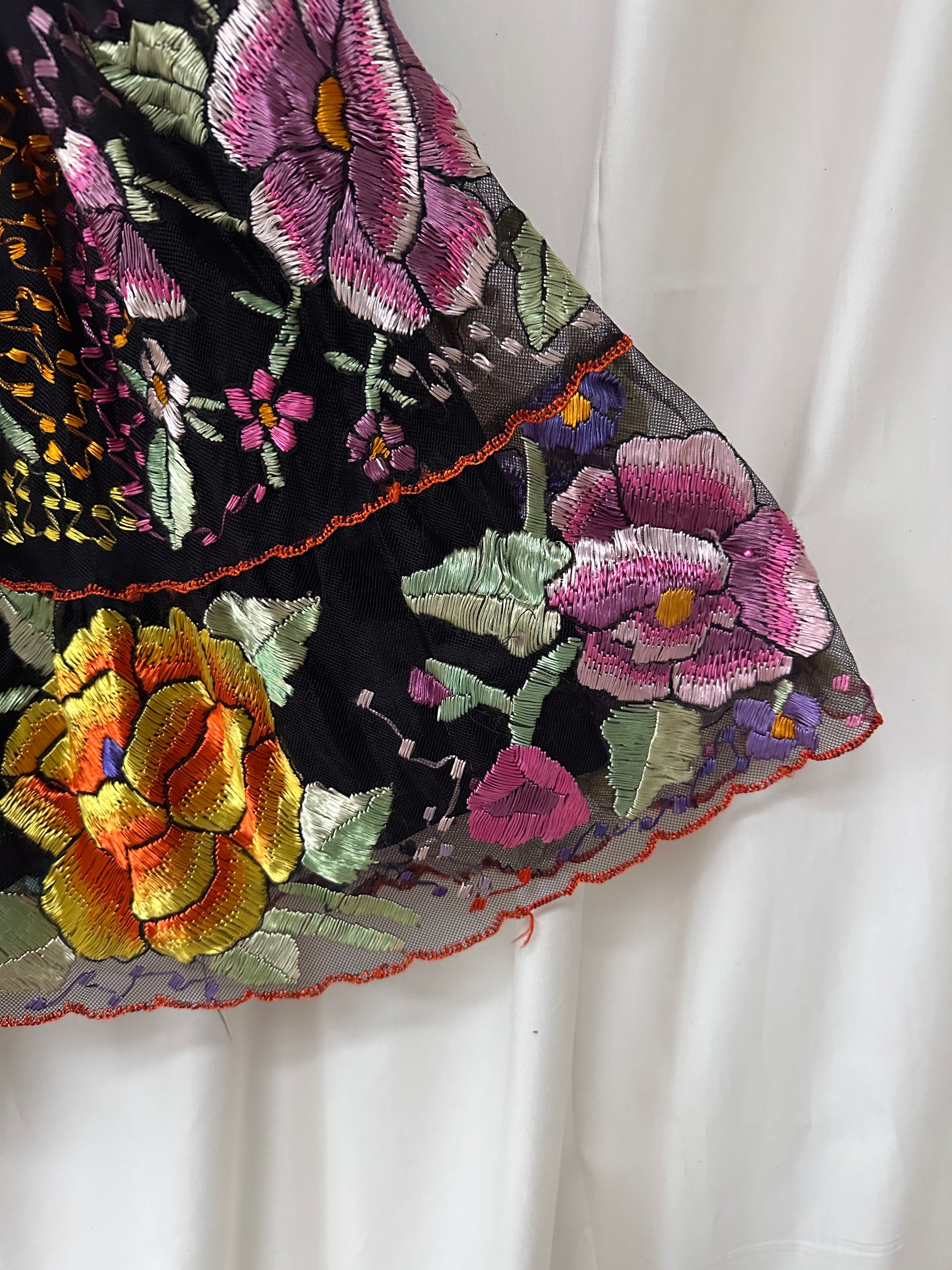 Vintage 1950’s Chiapas Hand Embroidered Skirt