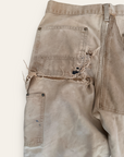 Vintage Carhartt Thrashed Canvas Pants W:28