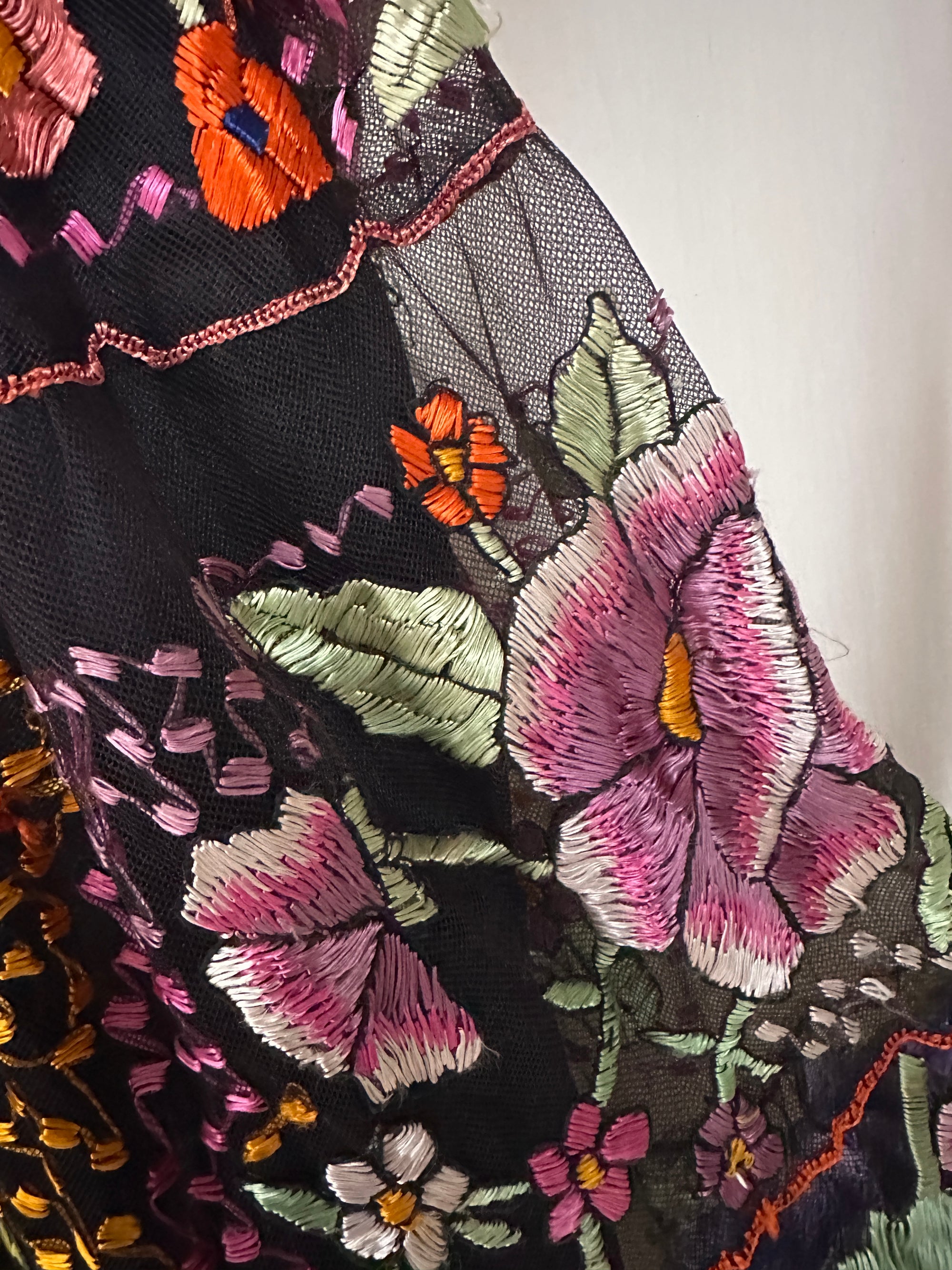 Vintage 1950’s Chiapas Hand Embroidered Skirt