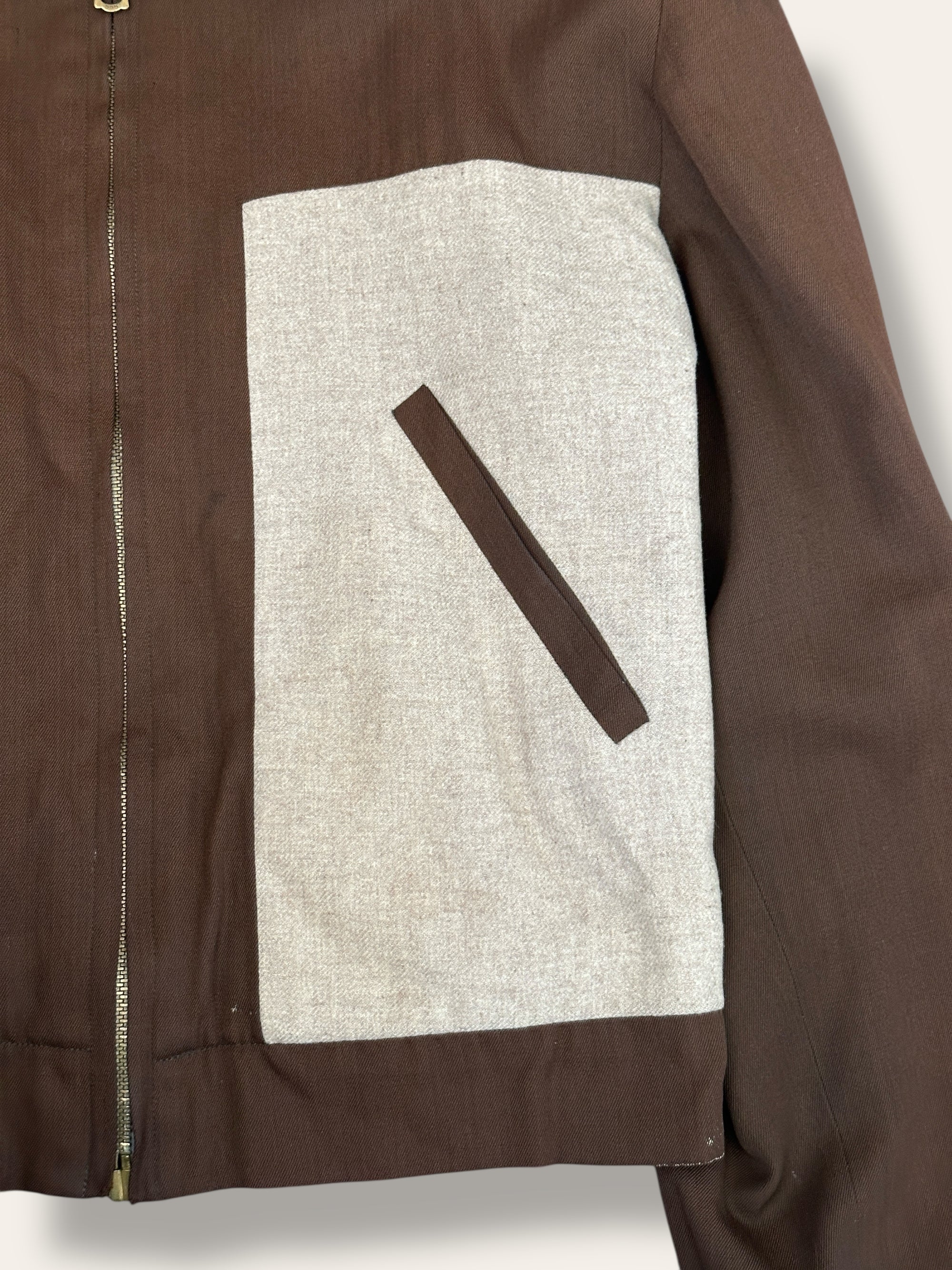 Vintage 1950’s Rayon Gabardine Two Tone Jacket 42