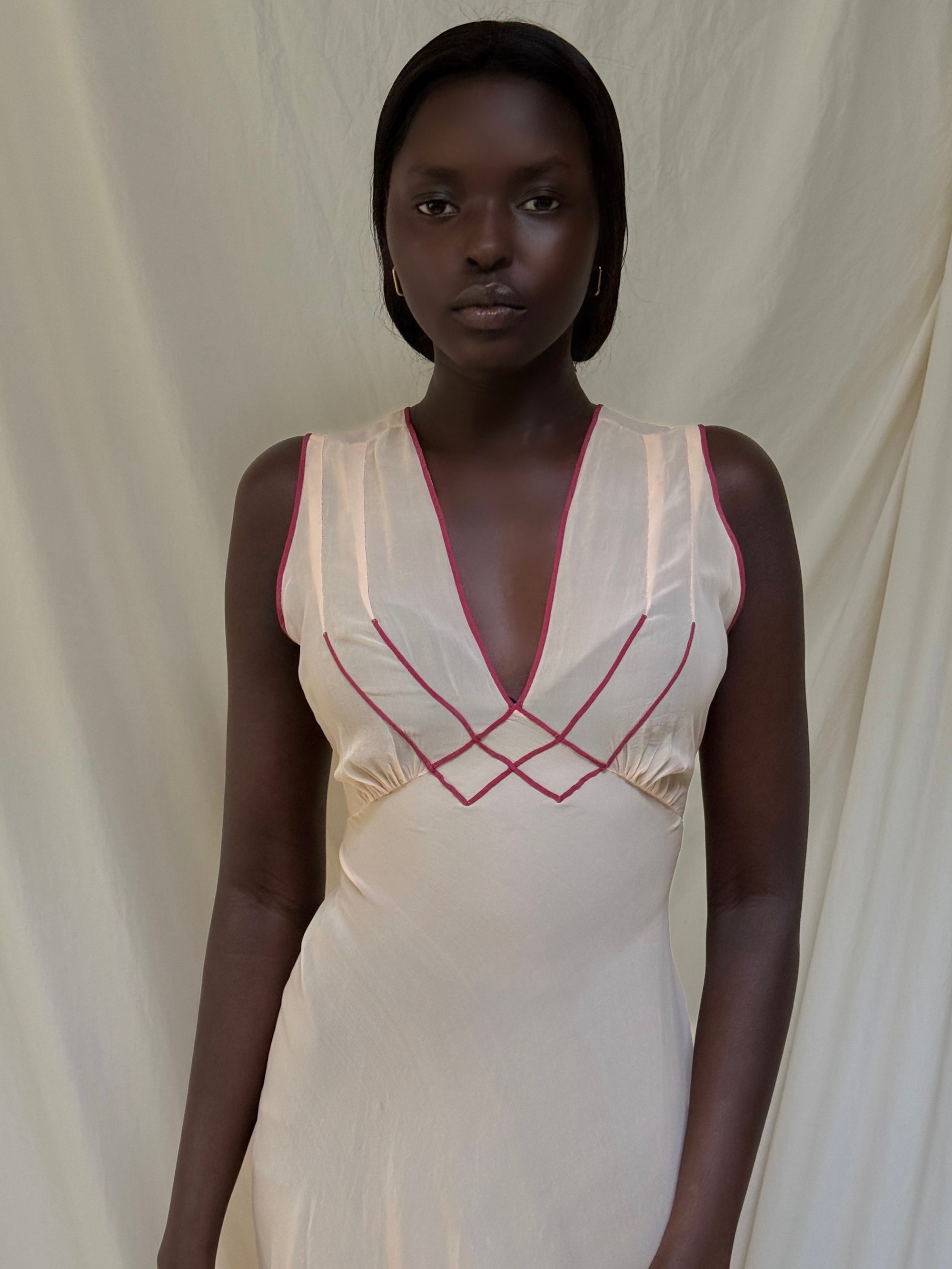 Vintage 1940’s Two Tone I. Magnin Slip Dress