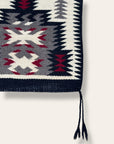 Vintage Navajo Storm Pattern Wool Weaving