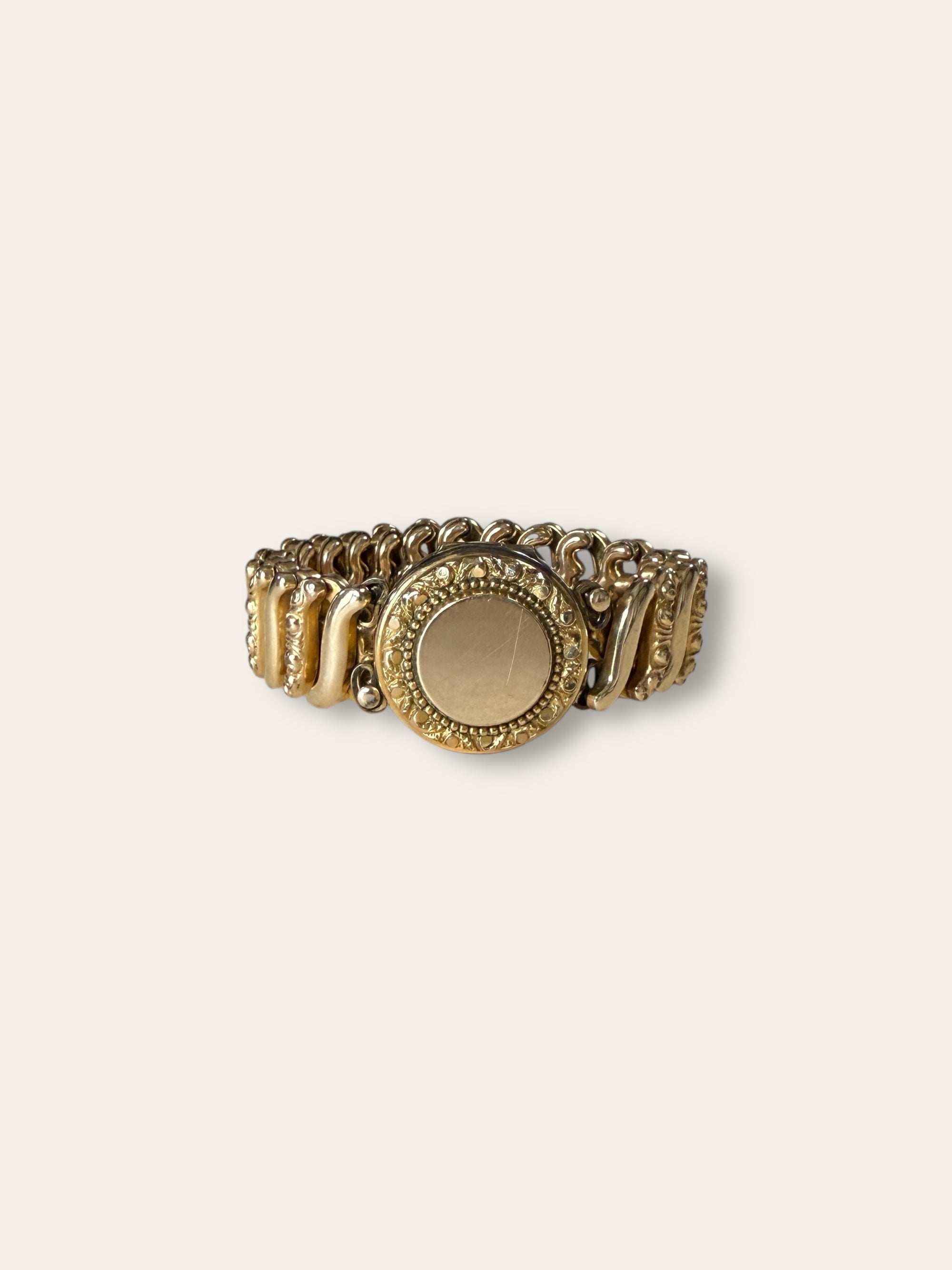 Vintage 1940’s Sweetheart Gold Filled Expansion Bracelet