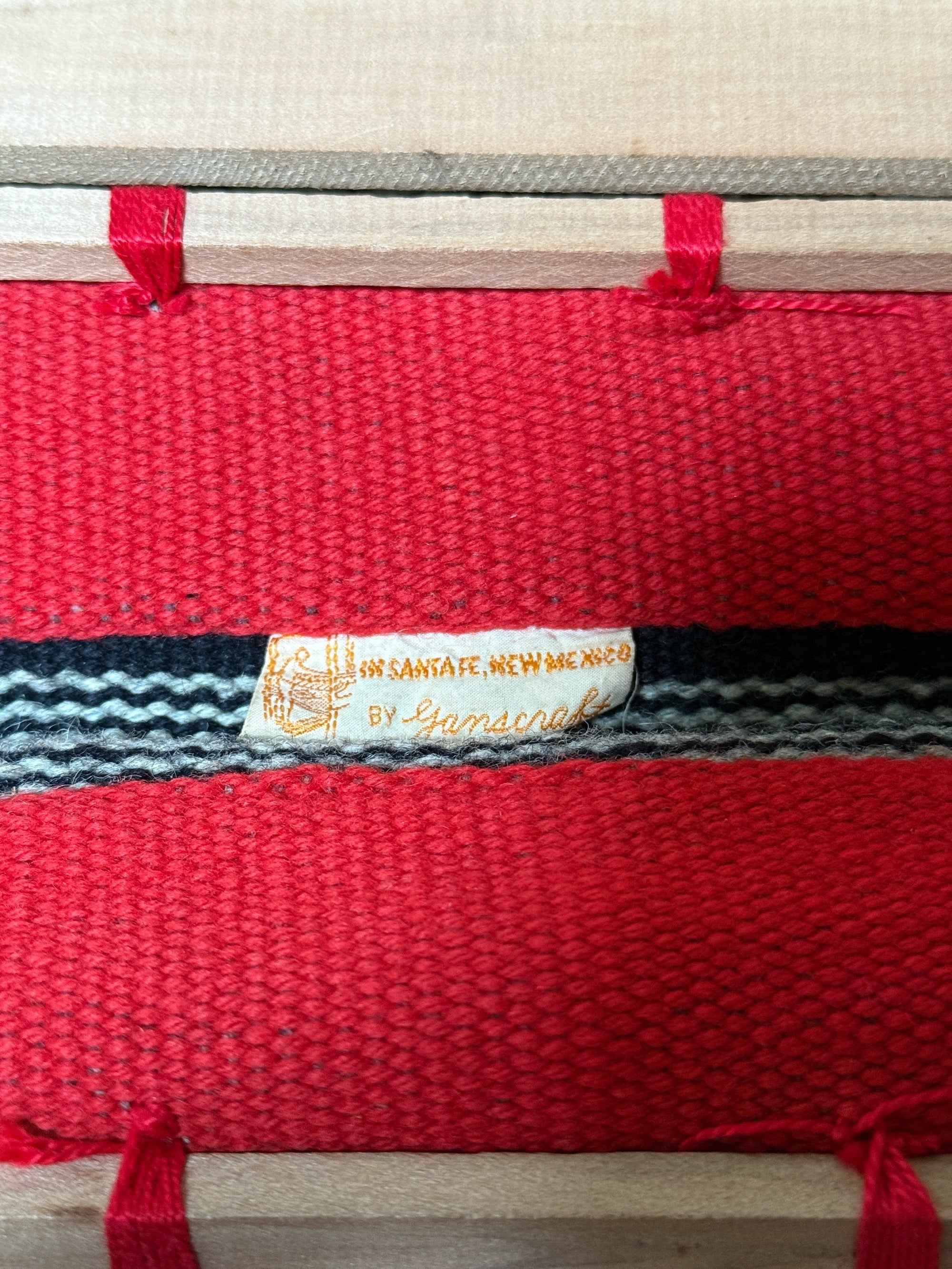 Vintage 1940’s Ganscraft Chimayo Woven Bag