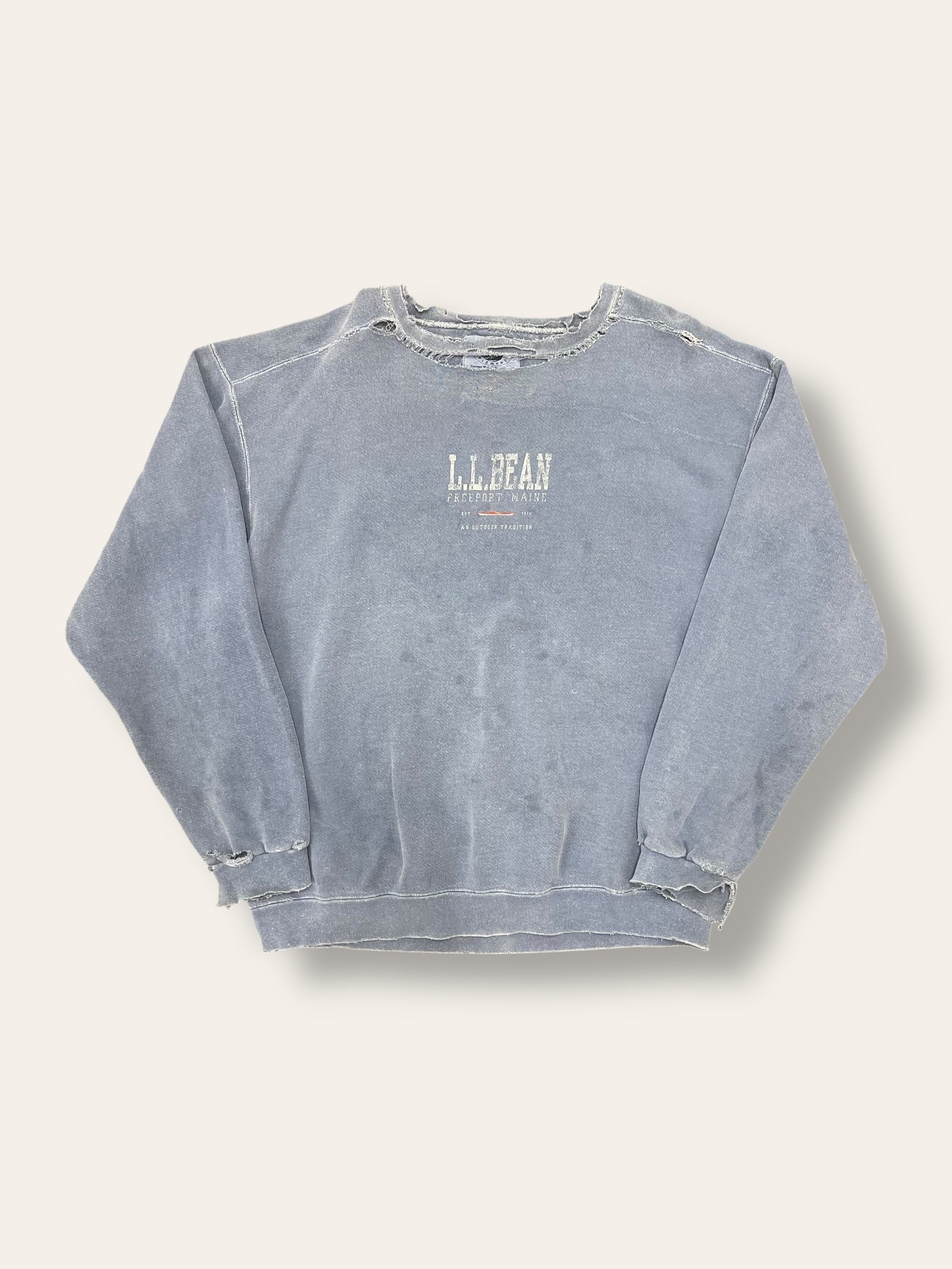 Vintage 1990’s L.L. Bean Distressed Sweatshirt