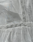 Vintage Edwardian “Deep V” Gauze Cotton Eyelet Dress