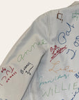 Vintage 1940’s Embroidered Signature Autograph Jacket | Class Autograph Coat