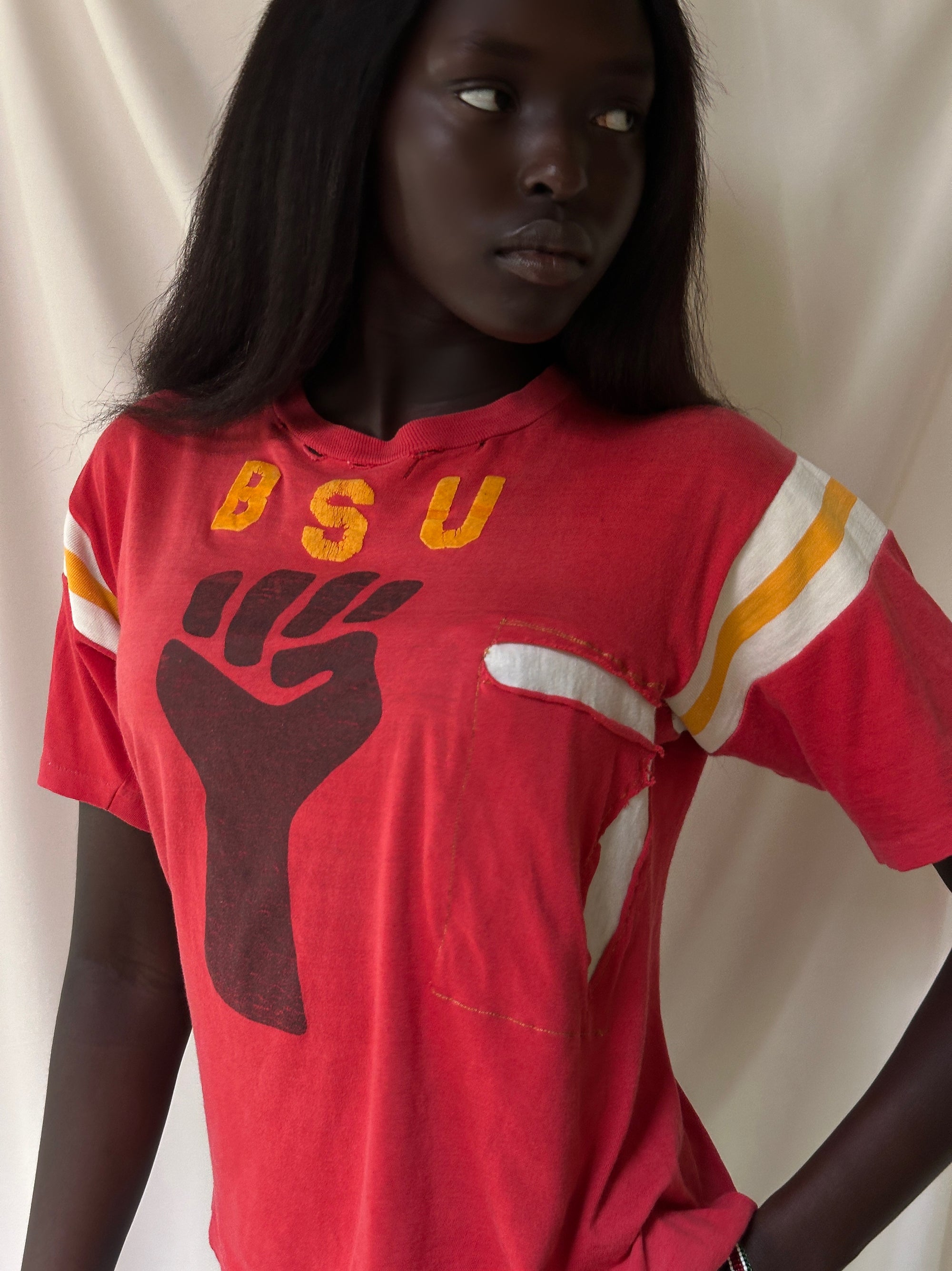 Vintage 1960’s BSU Black Student Union T-Shirt