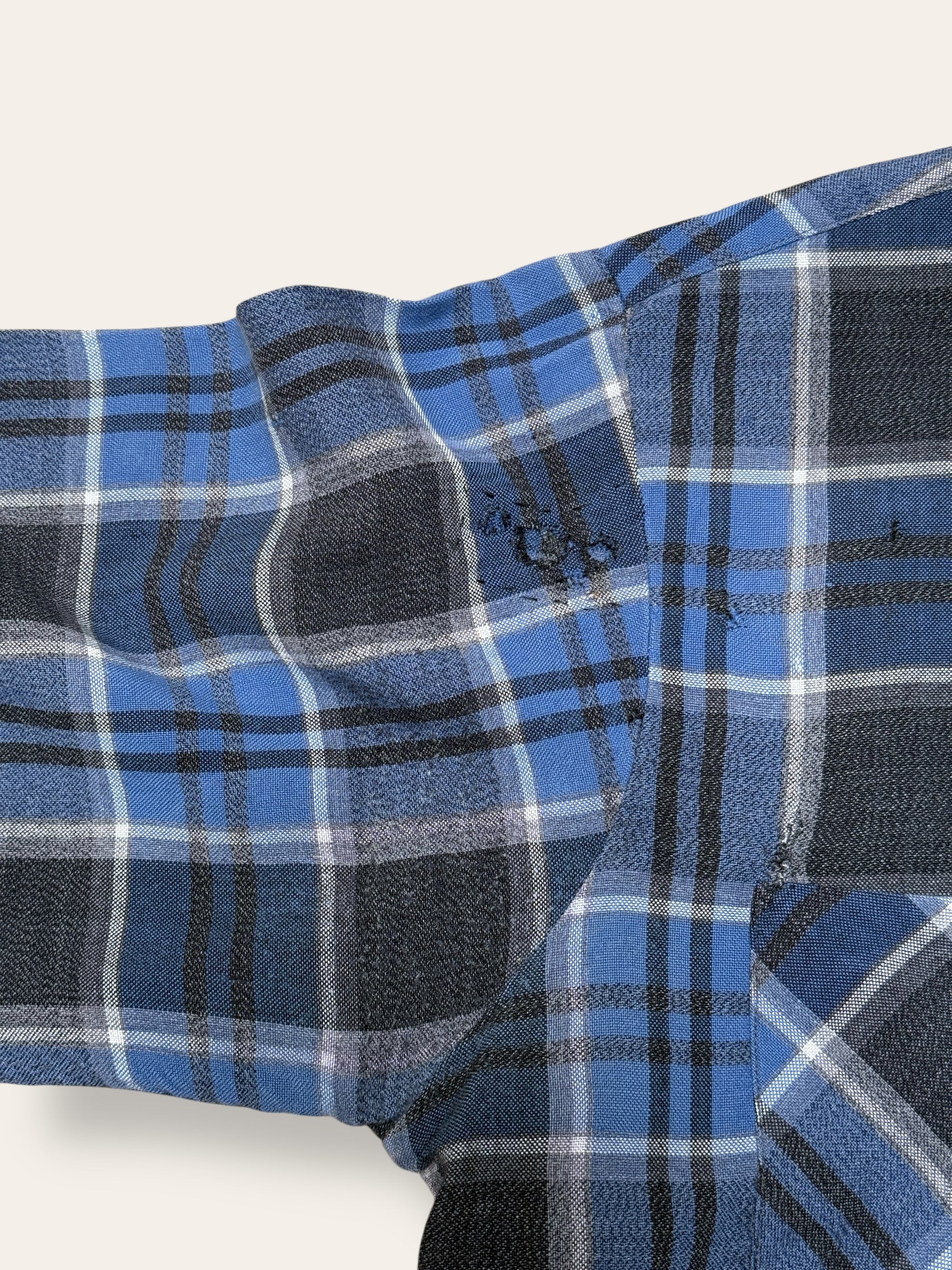 Vintage 1950’s Campus Rayon Plaid Shirt