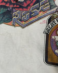 Vintage 1975 Kelley Mouse Studio Test Print T-Shirt | San Francisco, Tiger Rose Graphic Tee | Rare 1970s Psychedelic Art T-Shirt