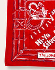 Vintage 1950s The Lone Ranger Bandana | Western Hi-Yo Silver Bandana