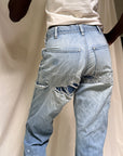 Vintage 1960’s LEE Repaired Denim Jeans W:28