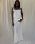 Vintage 1930’s Ivory Silk Slip Set | Minimal Slip Camisole & Skirt Set