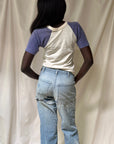 Vintage 1960’s LEE Repaired Denim Jeans W:28