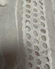 Vintage Edwardian Gauze Cotton Eyelet Lawn Dress