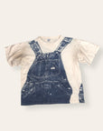 Vintage 1970’s Champion Overalls Print T-Shirt