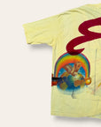 Vintage 1972 Kelley Mouse Studio Test Print T-Shirt | Ted Lucas | Grateful Dead Europe 72’ Graphic | Rare 1970s Psychedelic Art T-Shirt