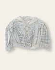 Vintage Edwardian Ivory Lace Tatting Blouse