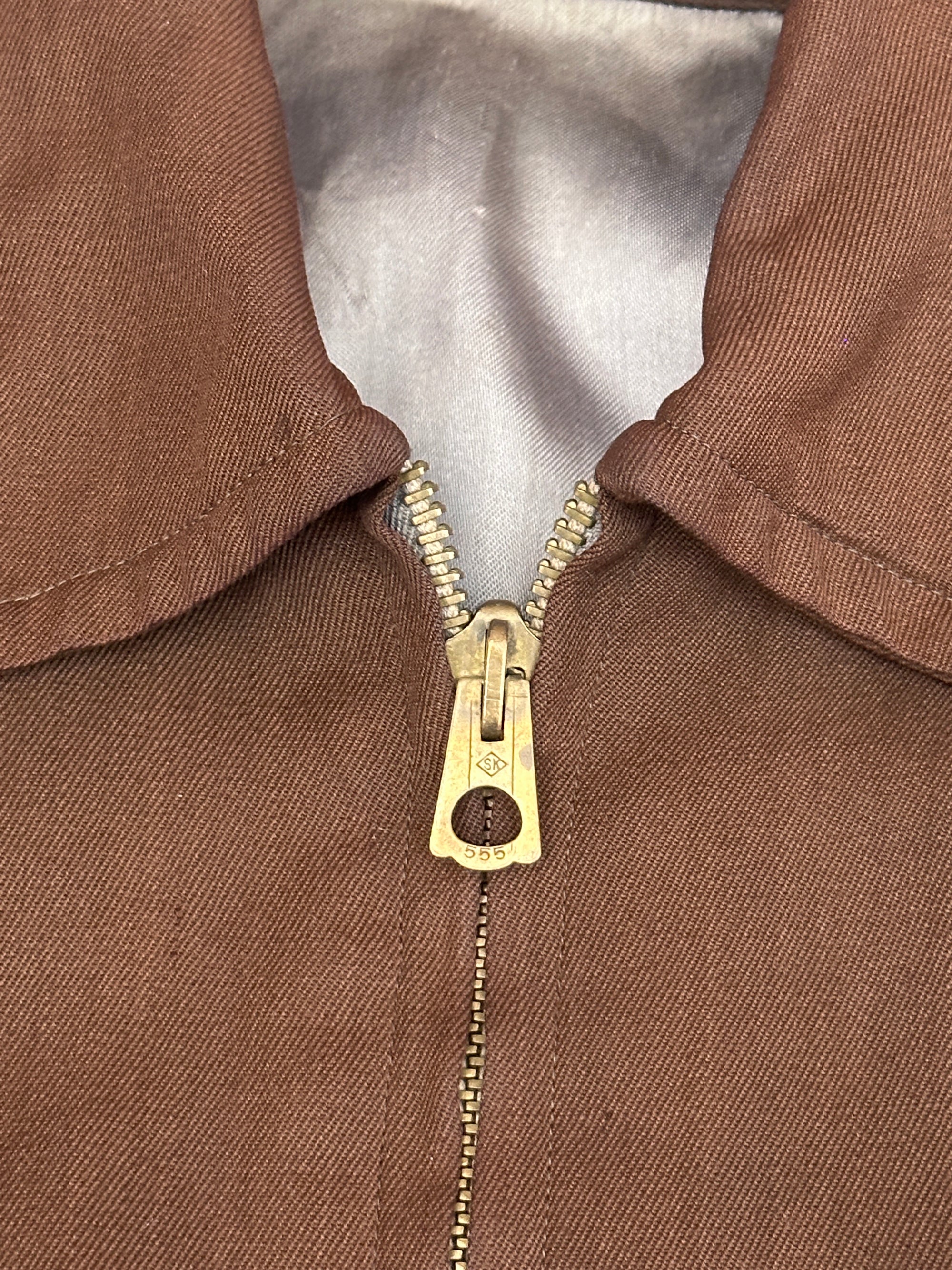 Vintage 1950’s Rayon Gabardine Two Tone Jacket 42