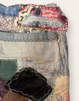 Vintage 1960’s Original Hippie Patched Lee Denim Jeans W:27